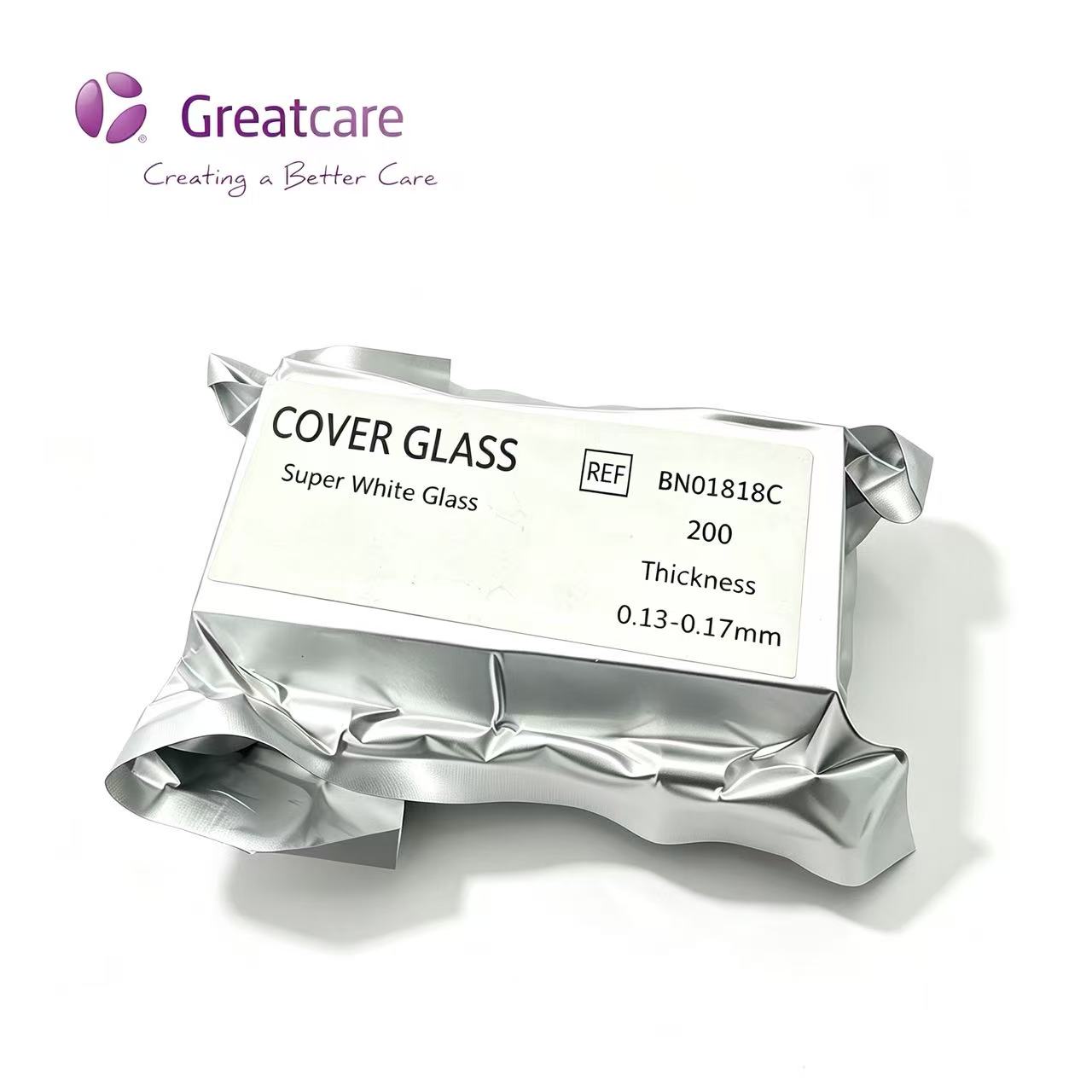 Afdekglas Super Wit Glas 18x18mm