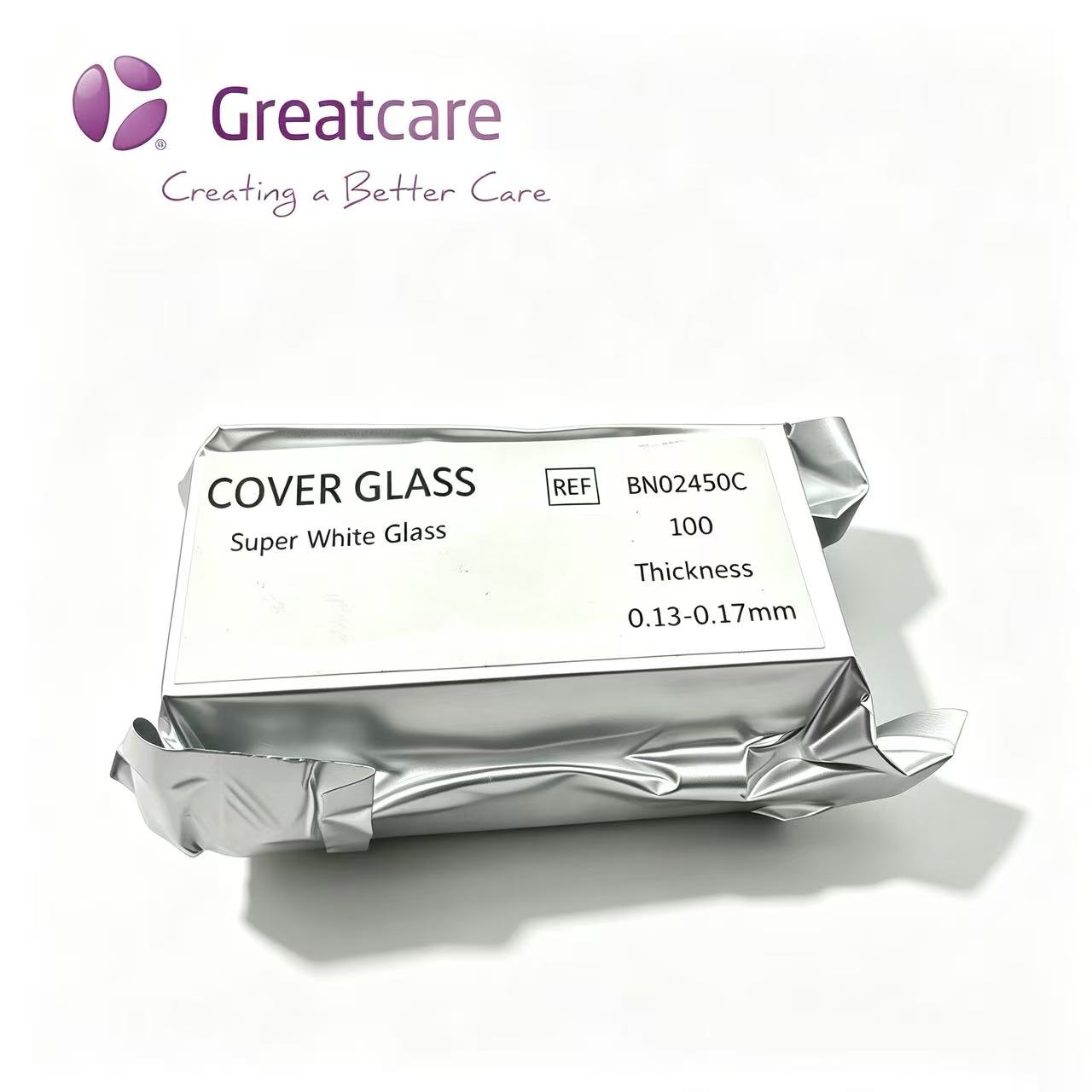 Afdekglas Super Wit Glas 24x50mm